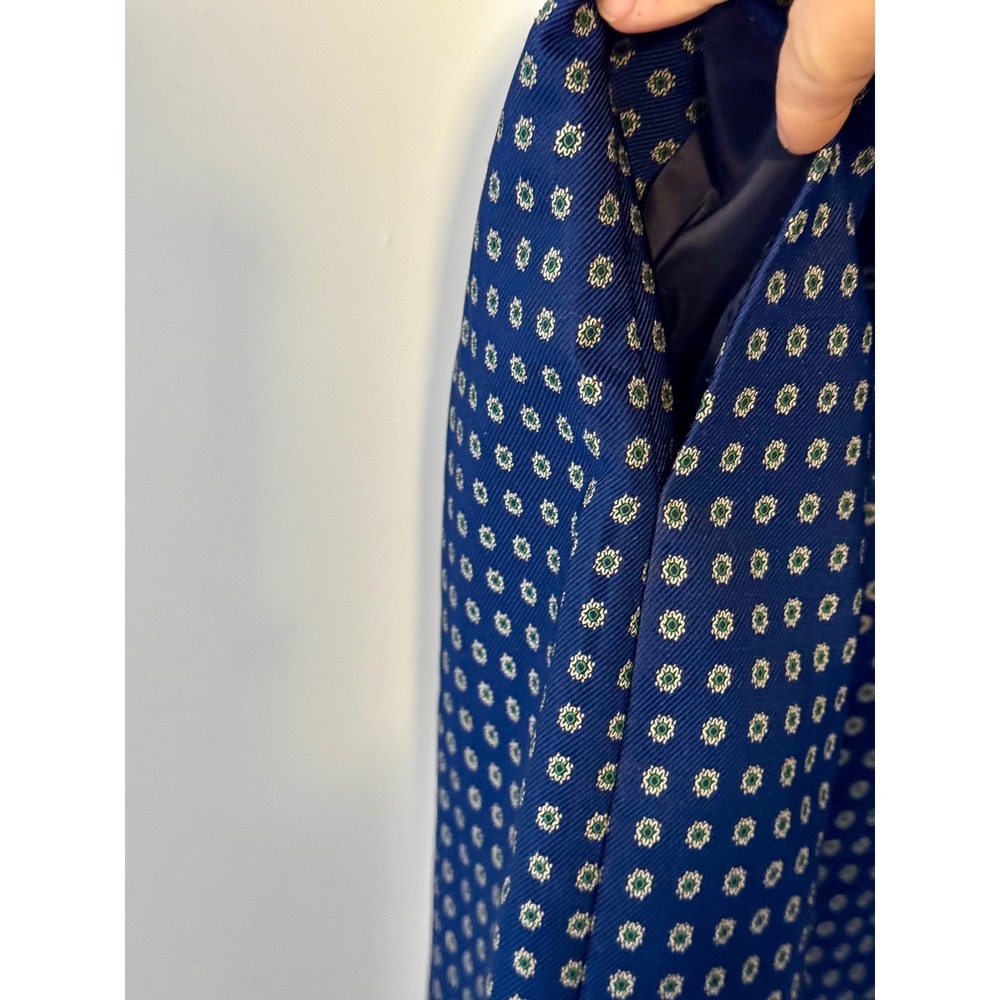 J.Crew Navy Jacquard‎ Brocade Grosgrain Structured Preppy Sheath Dress - Picture 6 of 12